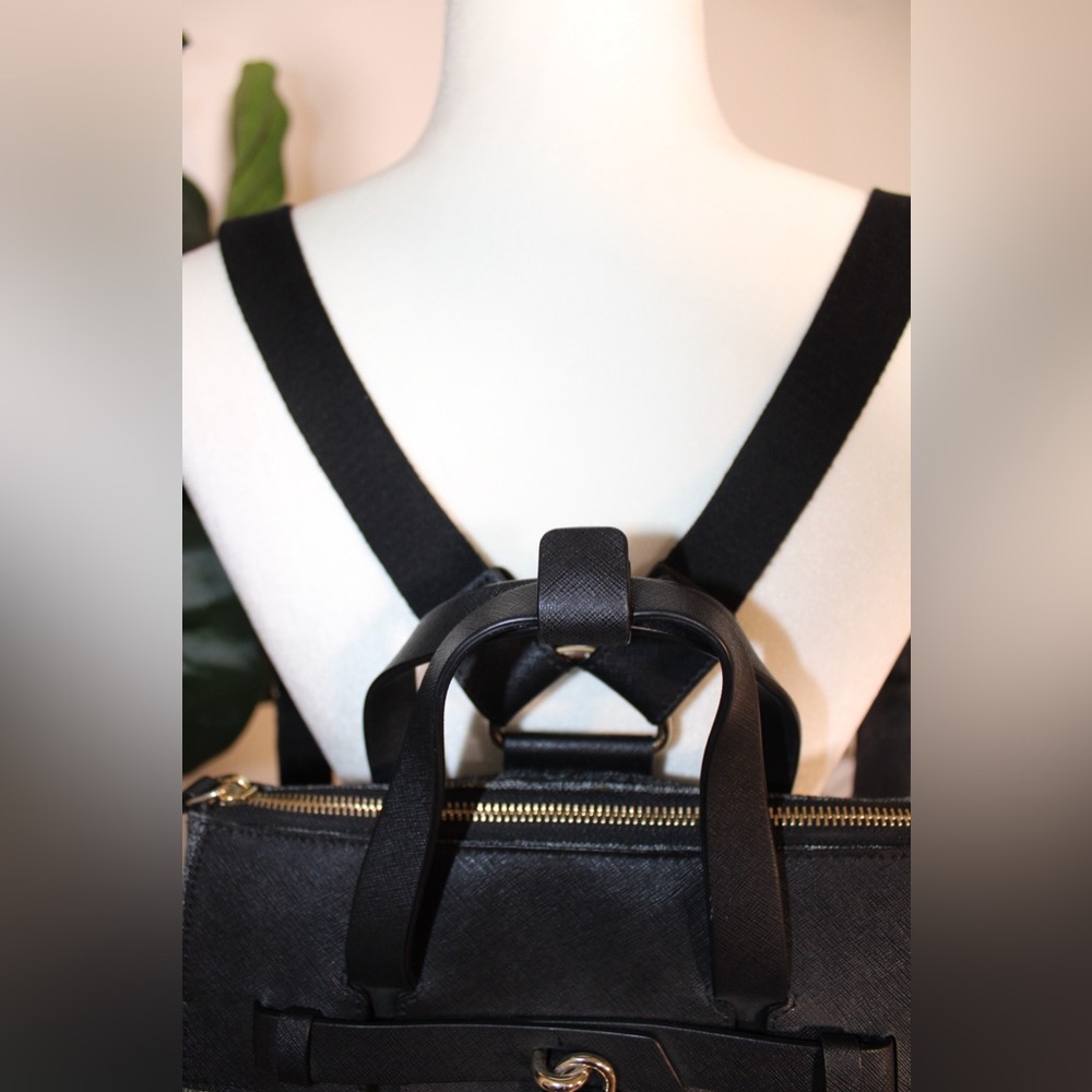 Henri Bendel Mini Jetsetter Convertible Backpack/Crossbody/Tote Bag - Picture 11 of 17